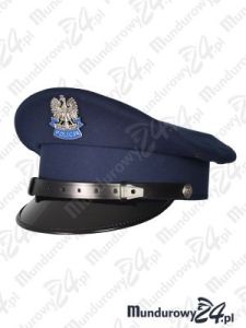 Czapka wyjściowa POLICJA - podoficerów, granatowa