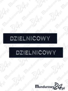 Identyfikator haftowany DZIELNICOWY