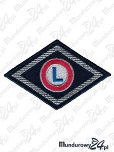 Emblemat Romb Służba Wspomagająca Policji
