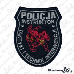 Emblemat Policja Instruktor Taktyki i Technik Interwencji