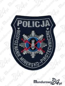 Emblemat Policja Rozpoznanie Minersko-Pirotechniczne