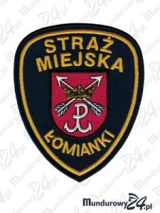 Emblemat STRAŻ MIEJSKA ŁOMIANKI