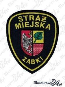 Emblemat STRAŻ MIEJSKA ZĄBKI