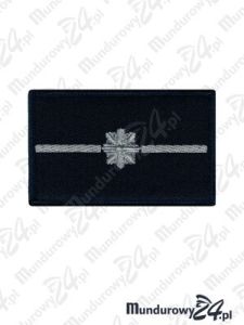 Dystynkcja młodszego aspiranta na mundur Policji, 8cm x 5cm