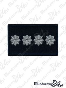 Dystynkcja nadkomisarza na mundur Policji, 8cm x 5cm