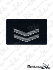 Dystynkcja starszego sierżanta na mundur Policji, 8cm x 5cm