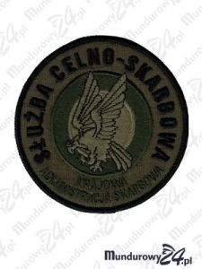Emblemat KRAJOWA ADMINISTRACJA SKARBOWA ⌀85 - multicam