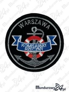 Emblemat Policja Komisariat Rzeczny Warszawa