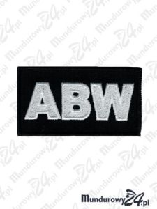 Emblemat ABW 85x45 - galowy