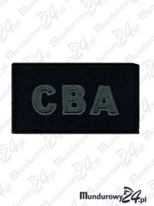 Emblemat CBA 85x45 - pixel