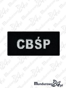 Emblemat CBŚP100x40 - czarny
