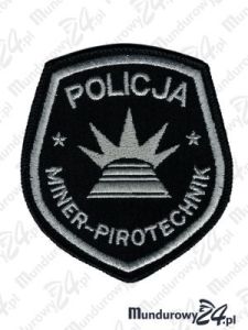 Emblemat Policja Miner-Pirotechnik