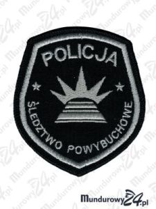 Emblemat Policja Śledztwo Powybuchowe