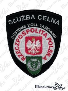 Emblemat SŁUŻBA CELNA na rękaw