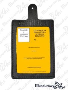 Etui pojedyncze na legitymację OCHRONA