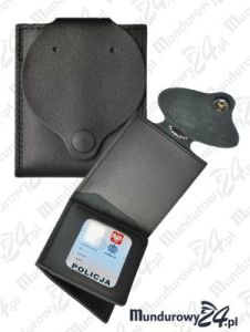 Etui na legitymację POLICJA na nap 85mm - M01