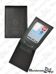 Etui na legitymację napis POLICJA 75mm - M04