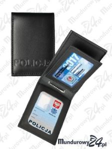 Etui na legitymację napis POLICJA 85mm - M12