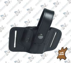 Kabura krótka do GLOCK 17/19 na pas - Skóra