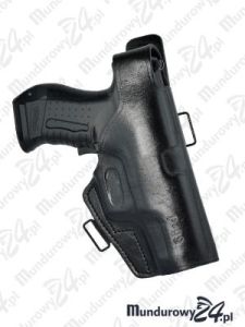 Kabura na pas-szelki, skórzana do Walther P99 - czarna