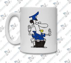 Kubek ceramiczny POLICJA "Kieruje ruchem"