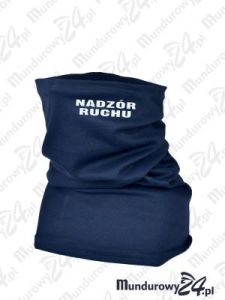 Komin ochronny NADZÓR RUCHU, bawełniany - wz1, granatowy