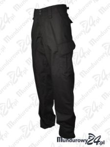 Spodnie bojówki WZ10 Rip-Stop - Czarne