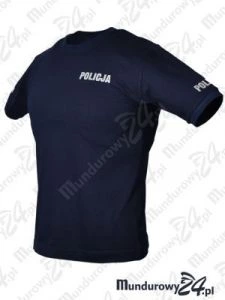 Zdjęcie przedstawiające Koszulka t-shirt POLICJA służbowa