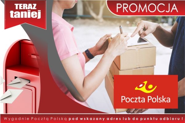 Przesyłki POCZTOWE w super PROMOCJI pod wskazany adres lub do punktu!  
