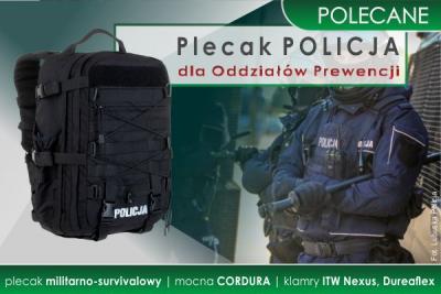 POLECAMY Plecak Oddziałów Prewencji POLICJI  