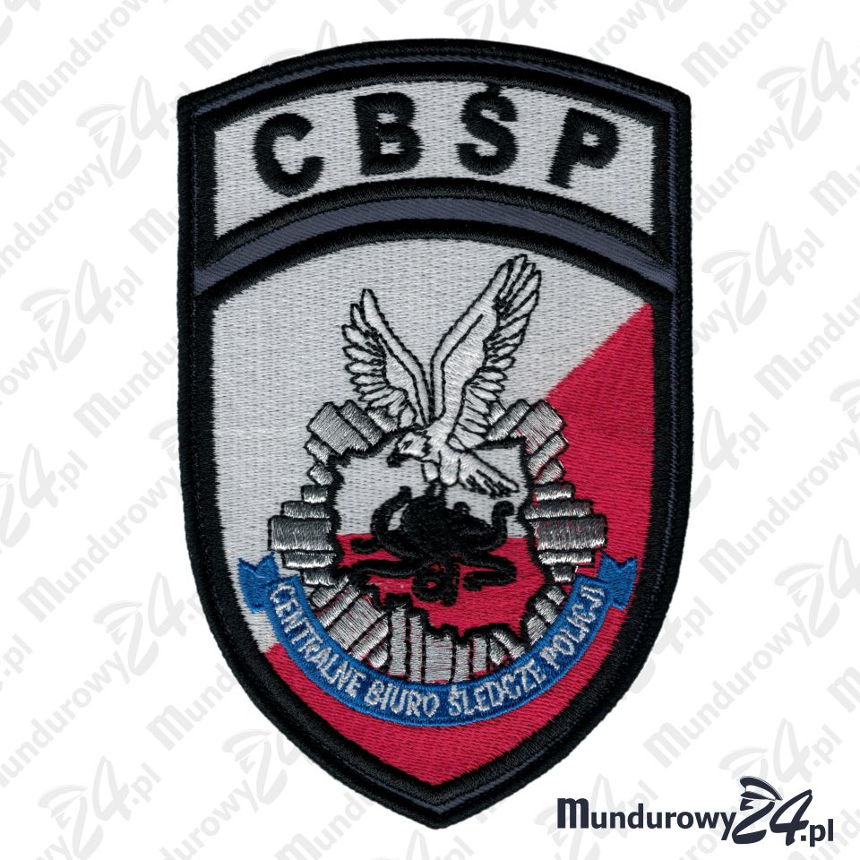 Emblematy CBŚP full color na mundur galowy